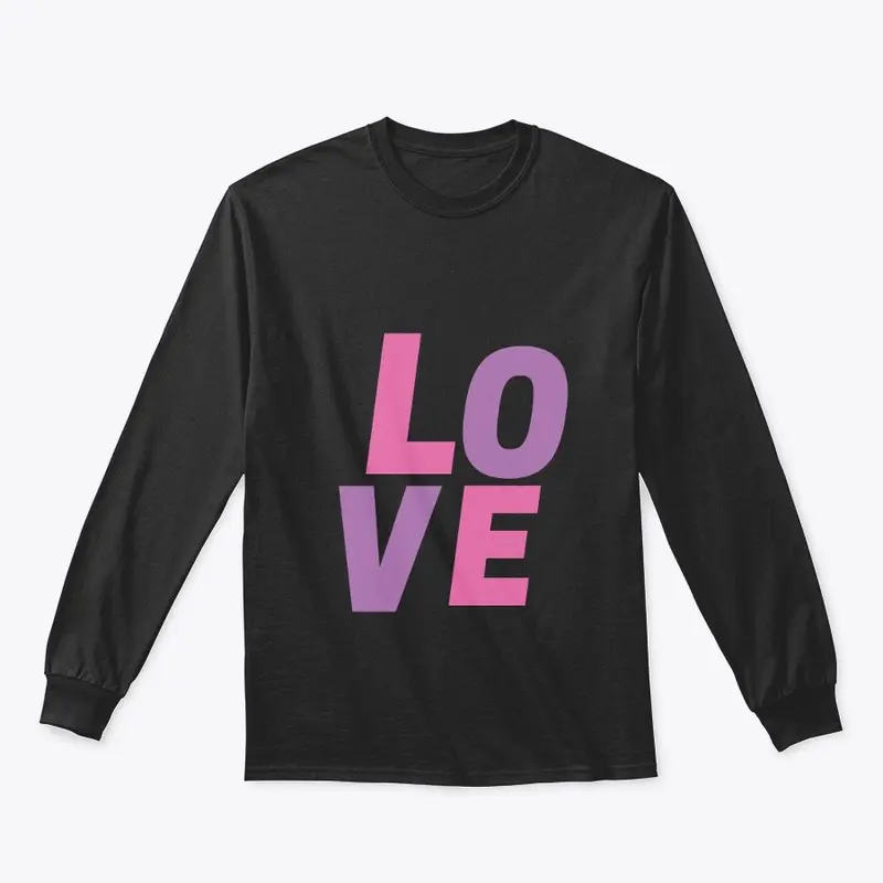 The T-shirt design of love